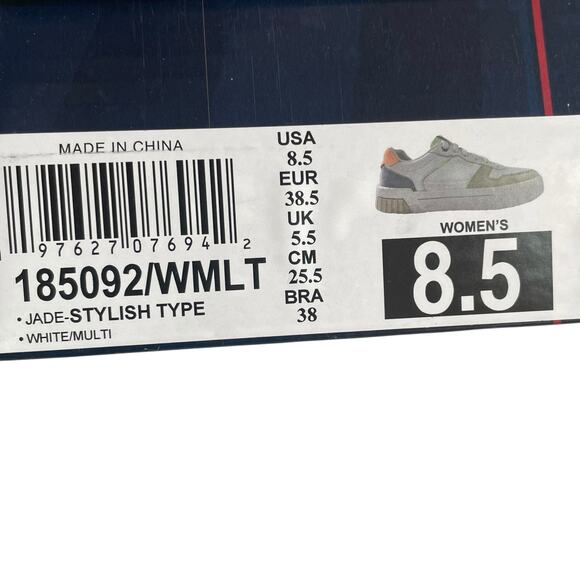 Skechers Court Classics "Jade" Sneakers Air Cooled Memory Foam Womens Size 8.5 - Picture 12 of 12